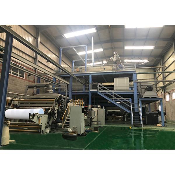 Buy cheap SS / SMS Model Pp Spunbond Non Woven Fabric Machine For Hygiene , High Speed from wholesalers