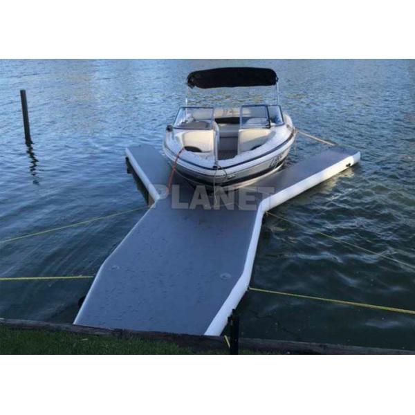 Quality 6m Long Drop Stitch Floating Y Shape Inflatable Y Jet Ski Dock Pontoons Platform For Boat And Yacht Parking for sale