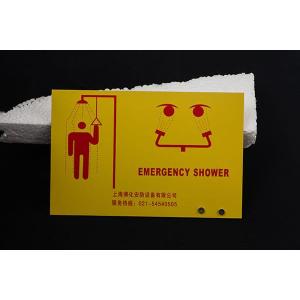 Buy cheap ABS Plastic Eyewash Replacement Parts Identification Plate HW-02 from wholesalers