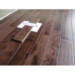Handscraped Brushed Distressed Engineered Wood Flooring Asian Teak Solid Wood
