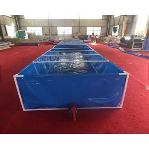 Buy cheap Fish Farming PVC  Folding Convenient  Fish Pond Durable Aquaculture Fish Tank Tarpaulin Fish Farming from wholesalers