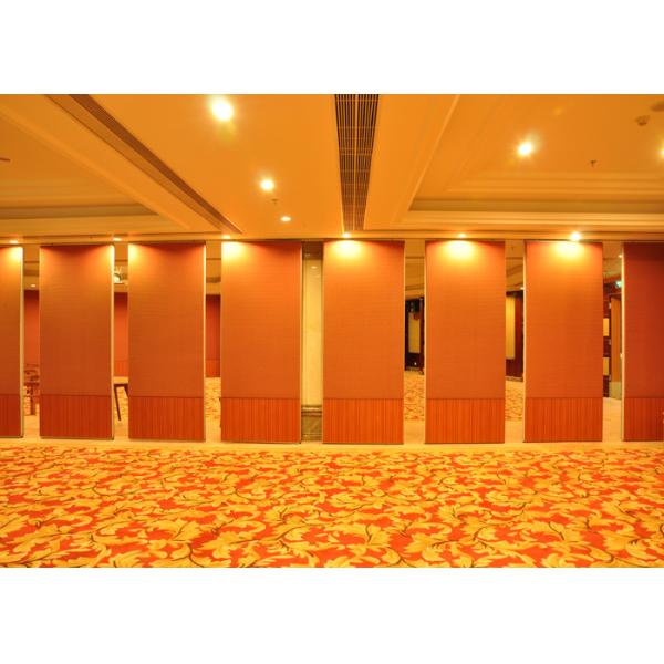Sound Proof Aluminum Movable Banquet Restaurant Partition Wall With Double