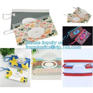 Buy cheap Reusable travel and portable baby wet wipe refill case dispenser, custom high quality reusable EVA wet wipe bag, contain from wholesalers