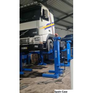 Buy cheap AA4C 20T 30T Mechanical Screw-Up Heavy Duty Bus Truck Lift Movable 4 Post Truck Lift Combined from wholesalers