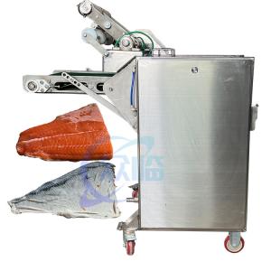 Buy cheap Semi-automatic Fish skinning machine Squid and tilapia peeling washing and processing machine fish skinning machine from wholesalers