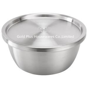 Buy cheap Functional 18cm Diameter Stainless Steel Basin Bowl With Lid from wholesalers