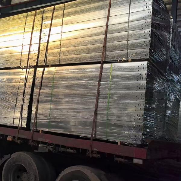 2m-6m Length Galvanized Cable Tray Durable/Easy To Install Wall Mounted Cable Tray