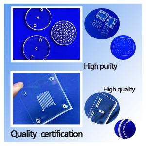 High Purity Clear Fused Quartz Plate with Precision Tolerance for Optical