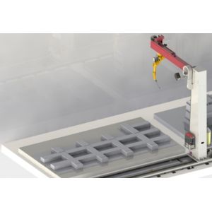 Buy cheap High Deposition Rate MIG Process Intelligent Teaching Free Welding Robots from wholesalers