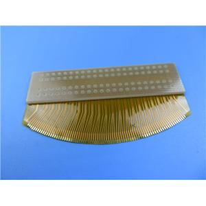 Single Layer Flexible PCB Built on Polyimide With 1.6mm FR-4 Stiffener and
