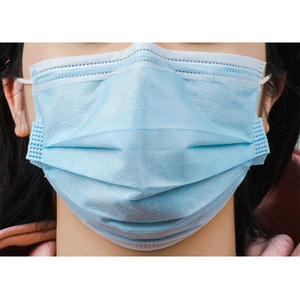 Buy cheap Non-woven Virus Protective Hypoallergenic Earloop 3 ply Face Mask from wholesalers