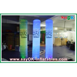 Buy cheap 190T Nylon Cloth Inflatable Pillar Durable 2m With Led Lighting from wholesalers
