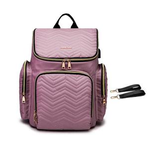 Buy cheap Embroidered Diaper Bag Backpack With USB from wholesalers