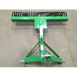 LR - Farm Implements Tractor 3-Point Mounted Landscape Raker; Tractor Attachment