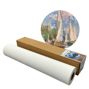 Large Format Inkjet Polyester Canvas Roll For Eco Solvent UV Latex Printers