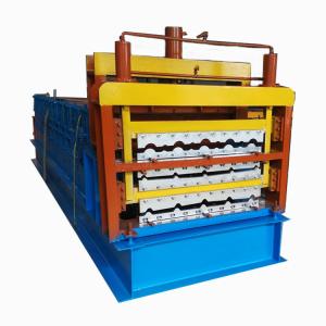 Three Layer Corrugated Roof Tile Roll Forming Machine Roof Panel Roll Forming