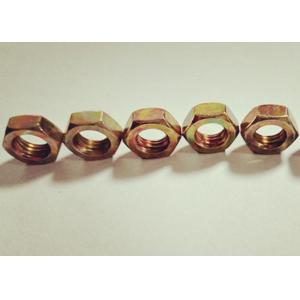 Durable GB6170 Heavy Hex Nut , Yellow M8x1.25 Nut With 4 Hardness Classes