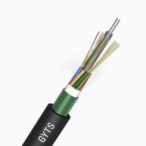 Buy cheap Outdoor 24 Core GYTS FTTH Optical Fiber Cable G652D Single Mode For Communication from wholesalers