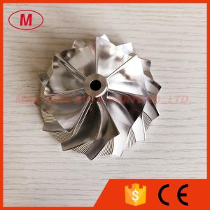 Buy cheap GT3582 reverse 451644-0005 61.33/82.00mm 7+7blades high performance Turbo Billet/aluminum 2618/milling compressor wheel from wholesalers