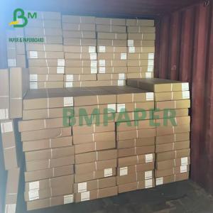 Buy cheap 2'' Core 24'' x 150' Bright White Coated Bond Paper Roll 24lb for Color Poster Printing from wholesalers