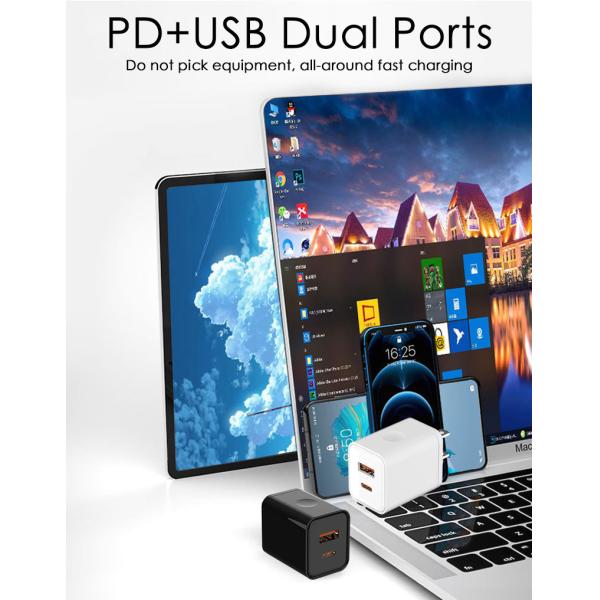 Original 35w Super Fast Charger Eu Cn Plug Gan Fast Charger With 3a Type C Cable for Mobile Phone 15w 33w 35w Charger