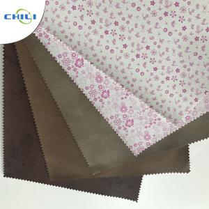 Buy cheap Embossed  PU Leather Fabric Advanced Technology Thick  Polyestermaterial from wholesalers
