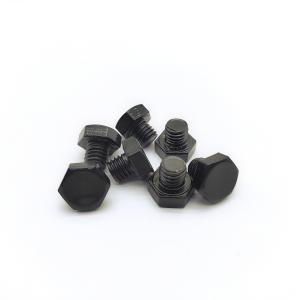 Buy cheap M8x1.25mm Stainless Steel Hex Bolt 12.3mm Black Electroplated from wholesalers
