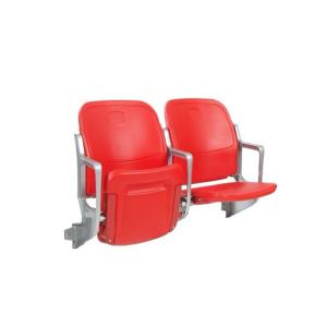 Buy cheap Big Red Back Height 880mm Folding Stadium Chair With Armrests Impact Resistance from wholesalers