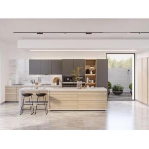 Buy cheap European Kitchen Modern Design UV Melamine MDF Standing Kitchen Cabinet Set with Sink from wholesalers