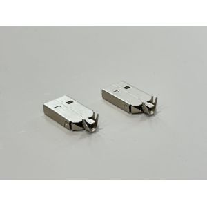 Buy cheap USB 2.0 AM Dual-Piece Connector | Brass Shell, Ni Plated 80u”, Wire Cable Electrical Signal Connector for PCB, Power & Automotive Applications from wholesalers