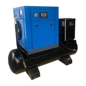 Buy cheap Compacted Skid Air Dryer Rotary Screw 7.5KW 10Hp Air Compressor from wholesalers