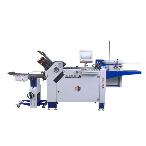 Buy cheap High Quality Commercial Paper Folding Machine Paper Tri Fold Machine For Mini Instruction Folding Leaflet from wholesalers