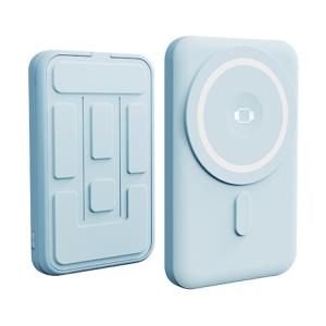 Buy cheap New Product with Bracket Wireless Power Bank Ultra-thin 100000mAh Mini Magnetic Power Bank Suitable for iPhone 12 13 14 from wholesalers