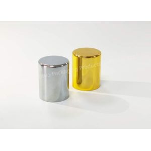 Buy cheap Cylinder Alumite  Gold And Silvery Perfume Bottle Cap Luxurious Texture from wholesalers