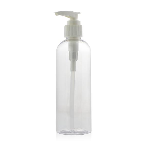 Buy cheap Transparent 250ml Plastic Pump Bottle Lightweight and Impact Resistant from wholesalers