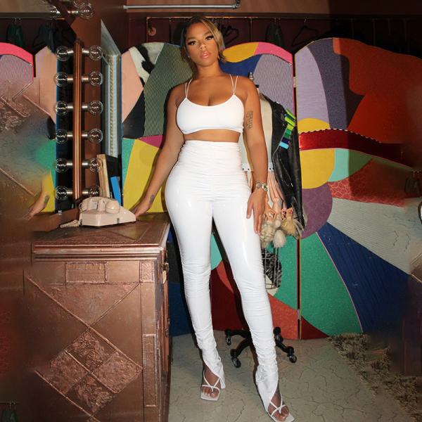 Buy cheap Elastic Shaping High Waisted Leather Leggings from wholesalers