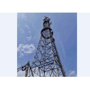 Buy cheap Three Legged Microwave Communication Tower Cellular Network Tower from wholesalers