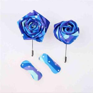 Buy cheap Wedding Party Handmade Flower Brooch Eco - Friendly Fray Resistant Material from wholesalers
