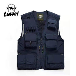 Buy cheap Summer Multiple Pockets Tactics Mesh Slim Utility Oversize Utility Outdoor Fishing Male Dress Sleeveless Hunting Vests for Men from wholesalers