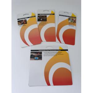 Die Cut Custom Blister Card Packaging Glossy Matt Surface Folding