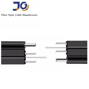 Buy cheap Fiber Optic Cable 1 2 4 Core GJYXCH/GJYXFCH Steel Wire FTTH Drop Cable G657A For Outdoor from wholesalers