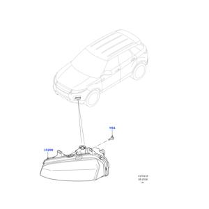 LR077888 Auto Light System Front Fog Light For Land Rover Discovery Sport L550