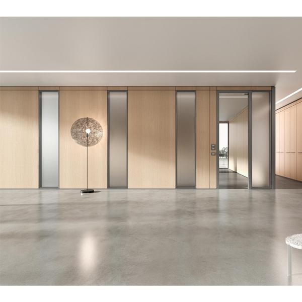 Buy cheap Modern Office Glass Partition Wall with Frosted Glass Acid Etched Glass and 108mm Thickness from wholesalers