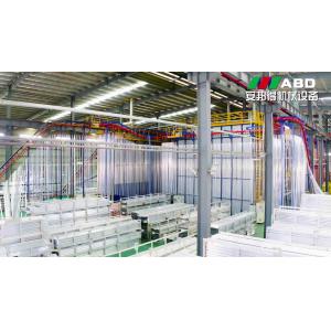 Buy cheap Full Automatic Powder Coating Line machine ALuminum Profile Spray Booth from wholesalers