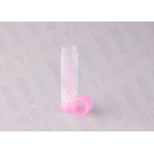Pink 5g Lip Balm Tubes / Plastic Lip Gloss Tubes BPA Free And Clean