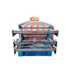 Buy cheap Triple Layer Roofing Sheet Roll Forming Machine Capacity 5T For Three Different Profile from wholesalers