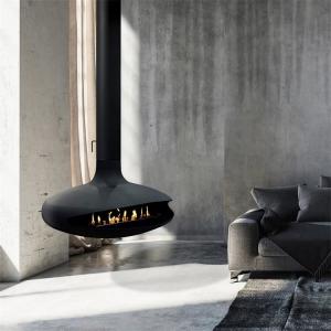 Modern Ethanol Buning Smokeless Hanging Float Suspended Bioethanol Fireplace