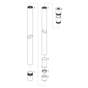 Buy cheap T6 Double Tube Core Barrel For Exploration Diamond Coring Samples from wholesalers