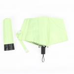 Buy cheap 21 inch compact anti-uv uv protection three fold umbrella with sunproof sunshade in green color from wholesalers