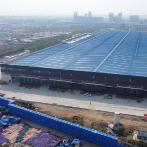 Buy cheap Prefabricated Steel Warehouse with Overhead Crane Q235B Q355B from wholesalers